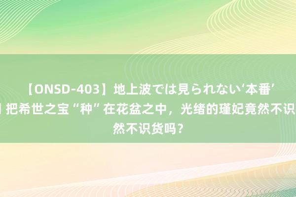 【ONSD-403】地上波では見られない‘本番’4時間 把希世之宝“种”在花盆之中，光绪的瑾妃竟然不识货吗？